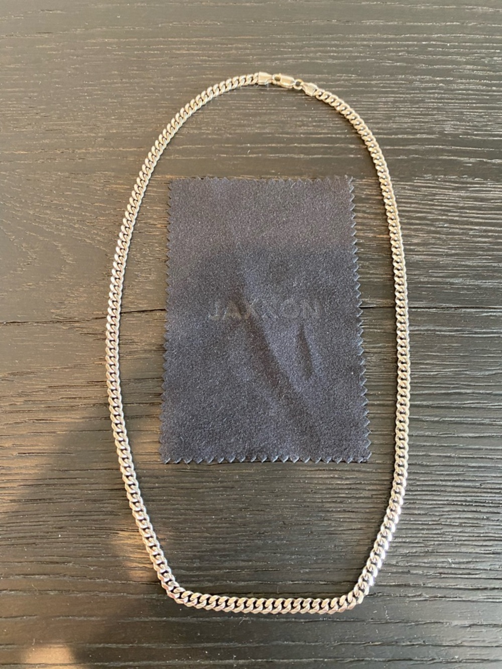 Jaxxon Cuban Link Chain 5mm 22”- Silver